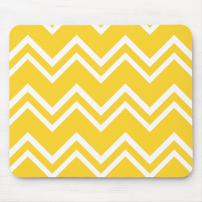 Chevron 2 Freesia Mouse Pad (Front)