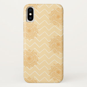 Chevron and Ornate Pattern iPhone X Case