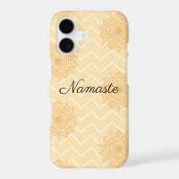 Chevron and Ornate Pattern Namaste