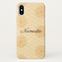 Chevron and Ornate Pattern Namaste