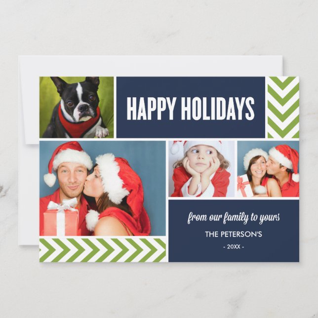 CHEVRON ARROWS | HOLIDAY PHOTO CARD (Front)