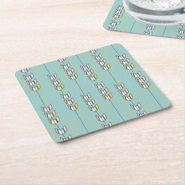 Chevron Arrows Tribal Illustration Coasters (Angled)