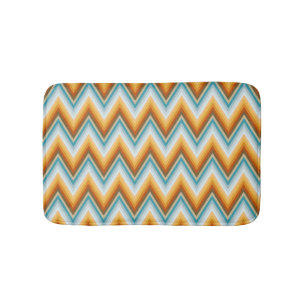 Chevron Background Pattern Bath Mat