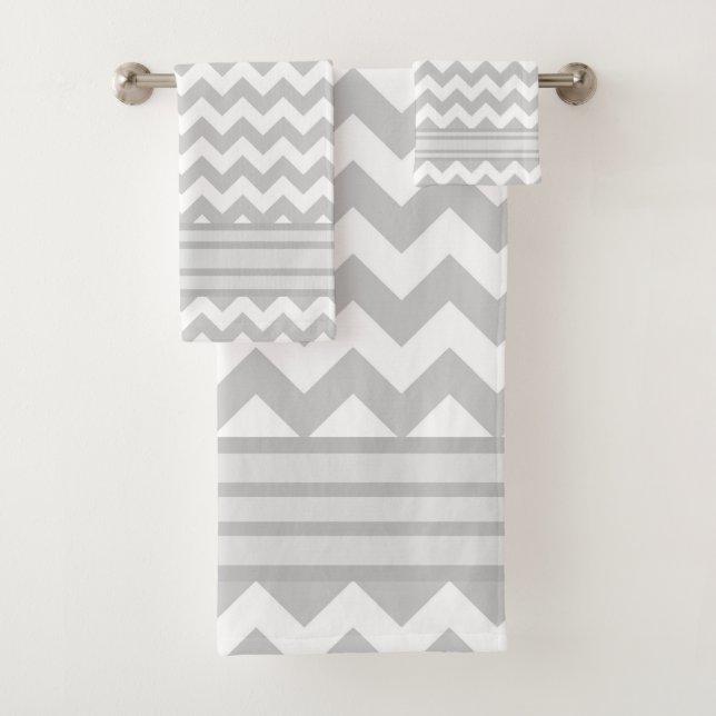 Chevron Bath Towel Set (Insitu)