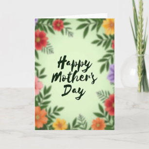 Chevron Best Mum Ever Card