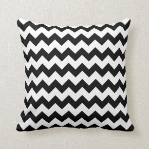 Chevron Black And White Cushion