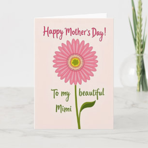 Chevron Blooms Special Card