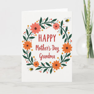 Chevron Botanical Family Card