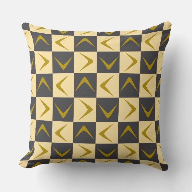 Chevron Boxes Cushion (Front)