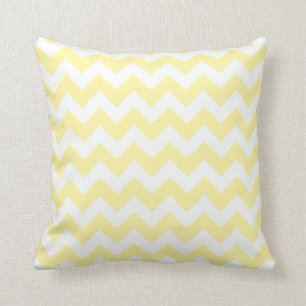 Chevron Buttercup Yellow Cushion