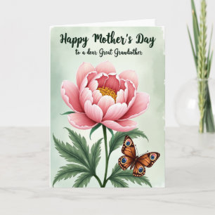 Chevron Butterfly Affection Card