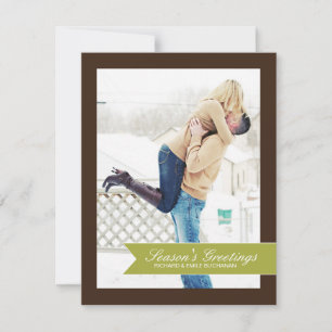 Chevron Christmas Photo Cards