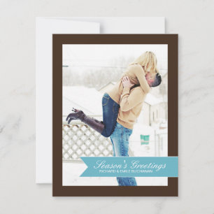 Chevron Christmas Photo Cards