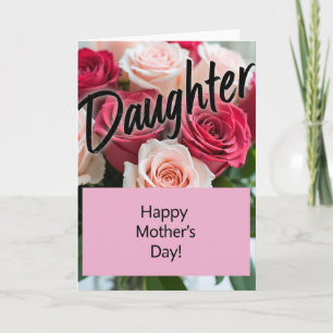 Chevron Daughter Appreciation Card