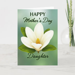 Chevron Daughter Floral Card
