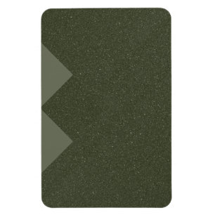 Chevron Edge Moss Green Magnet – Customisable