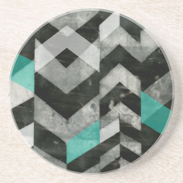 Chevron Exclusion II Coaster (Front)
