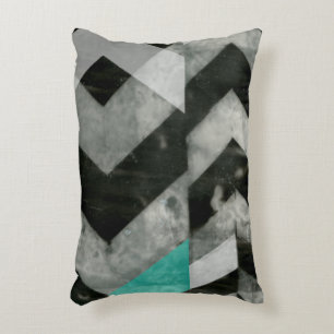 Chevron Exclusion II Decorative Cushion