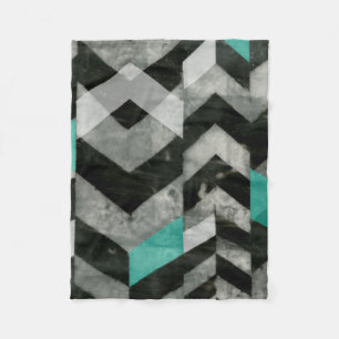 Chevron Exclusion II Fleece Blanket