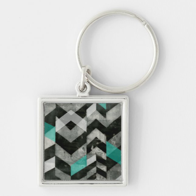 Chevron Exclusion II Key Ring (Front)