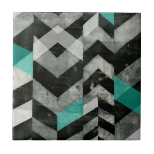 Chevron Exclusion II Tile