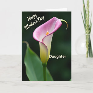 Chevron Flower Daughter Card