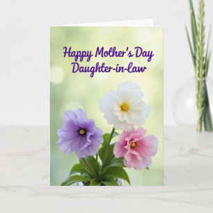 Chevron Flower Garden Card