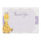 Chevron Giraffe Baby Shower Thank You Card