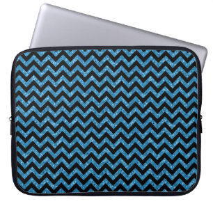 Chevron Glitter Look Electronics Sleeve