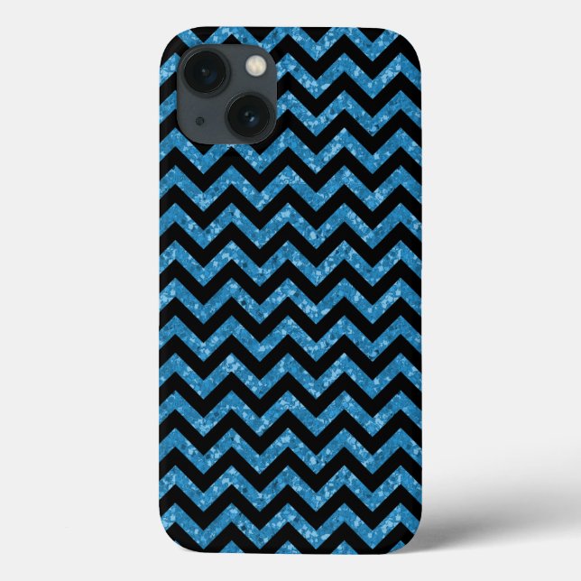 Chevron Glitter Look iPad Air BT Case (Back)