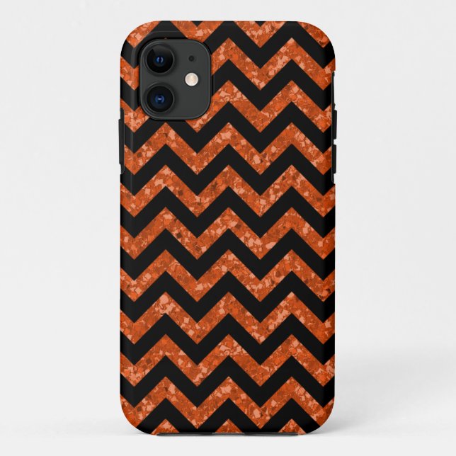 Chevron Glitter Look iPhone 5 Tough Xtreme Case (Back)
