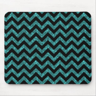 Chevron Glitter Look Mousepad