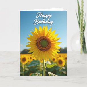 Chevron Golden Bloom Card