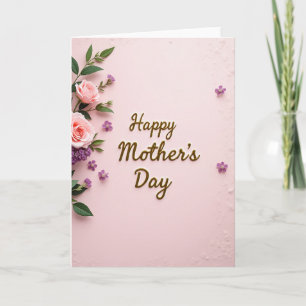 Chevron Golden Script Day Card