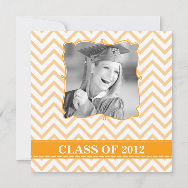 Chevron | Graduation Party Invitation (Front)