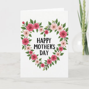 Chevron Heartfelt Mums Card