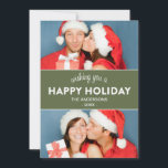 CHEVRON HOLIDAY | HOLIDAY PHOTO CARD<br><div class="desc">Other colours available in our shop!</div>