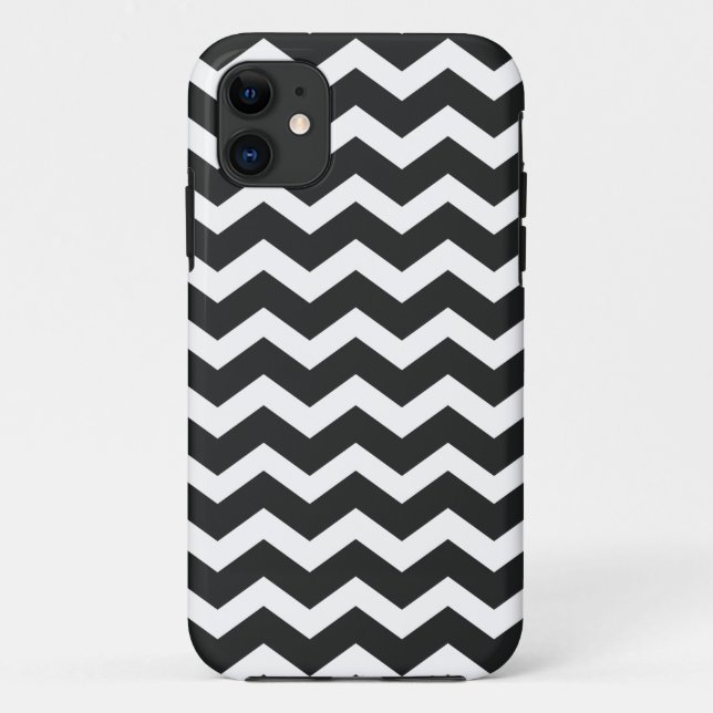 Chevron iPhone 5 Case Black and White (Back)
