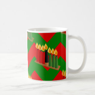 chevron kwanzaa coffee mug