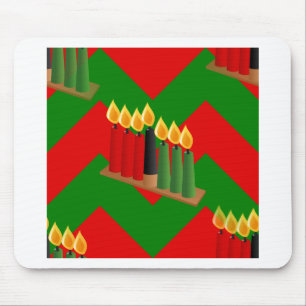 chevron kwanzaa mouse pad