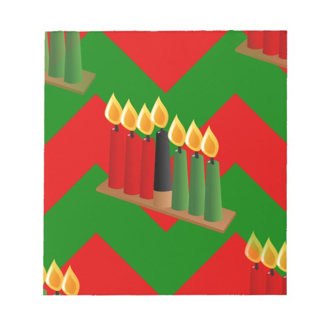 chevron kwanzaa notepad (Front)