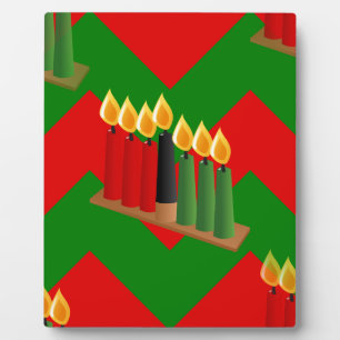 chevron kwanzaa plaque