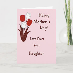 Chevron Love From Daughter Card