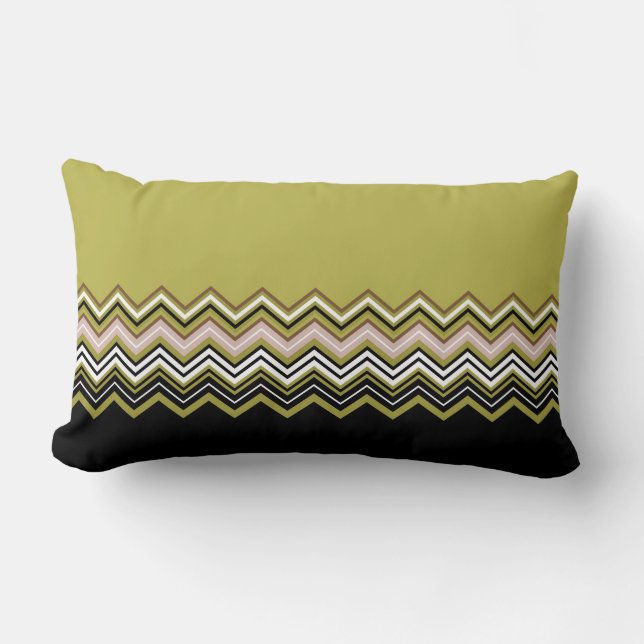 chevron lumbar cushion (Front)
