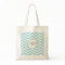 Chevron Monogram Personalised Tote
