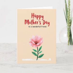 Chevron Mothers Day Friend Card