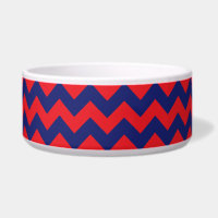 Chevron | Navy Blue & Red | Any Type/Size | Custom