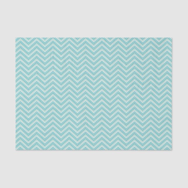 Chevron Ocean Surf Tissue Paper (Front)
