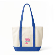 Chevron P is for Pickleball Canvas Tote Bag