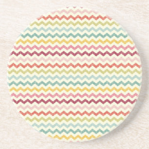 Chevron Pattern 4 Coaster